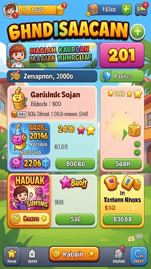 2757 - Tangkapan layar dari karakter kustomisasi pengguna.