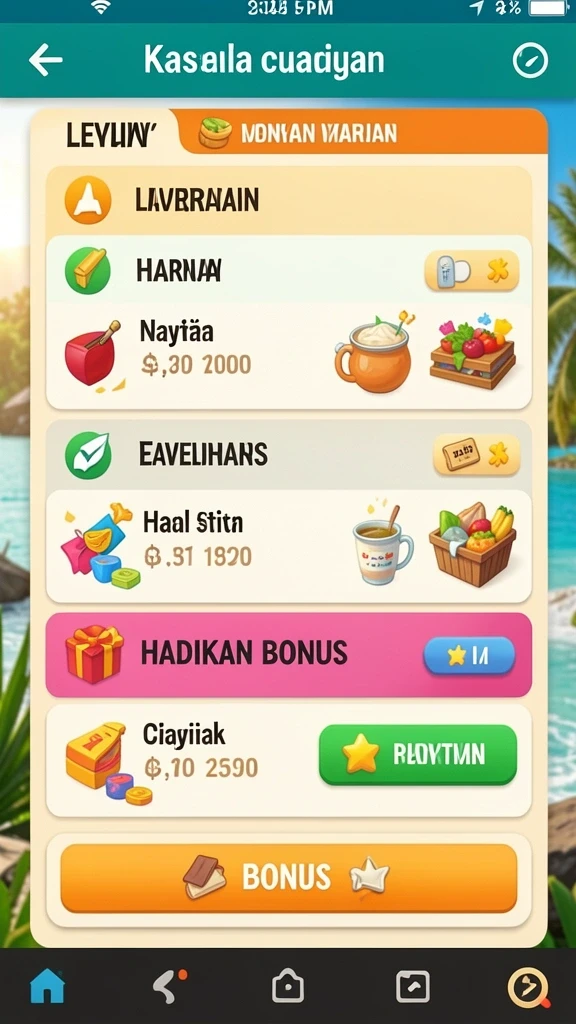 bighoki - Tampilan permainan yang menarik dan penuh warna.