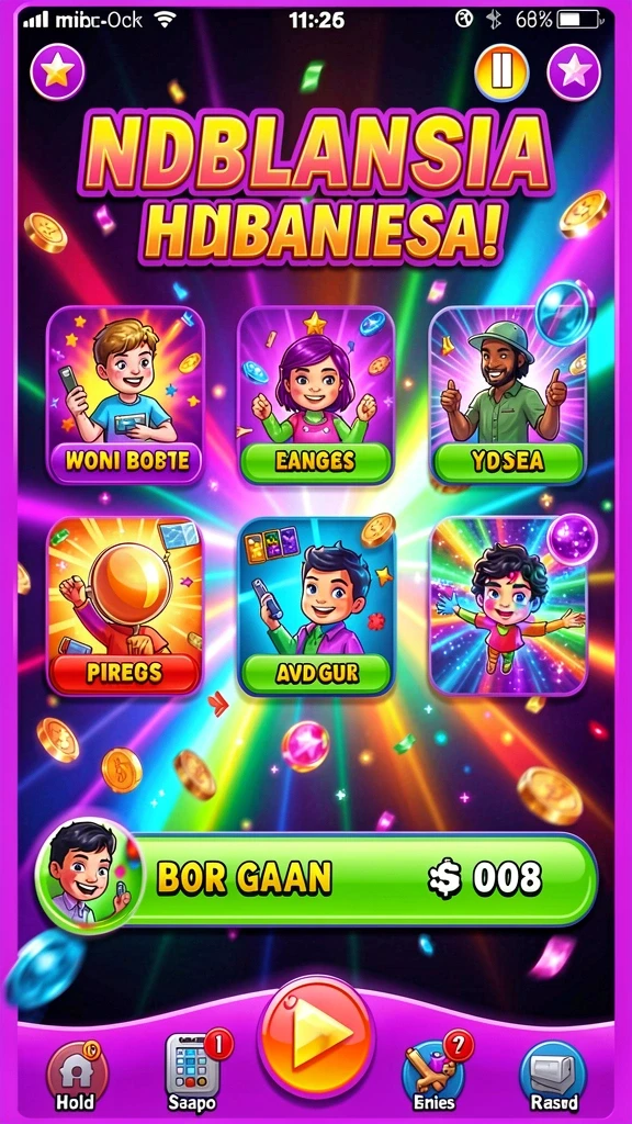 dunia77 - Tangkapan layar dari gameplay yang menegangkan.