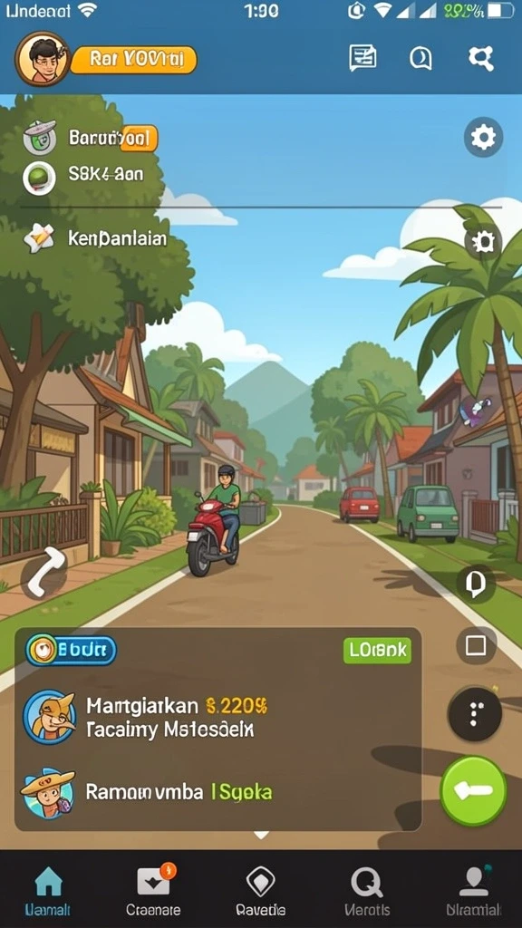 ind777 - Tampilan antarmuka yang ramah pengguna.