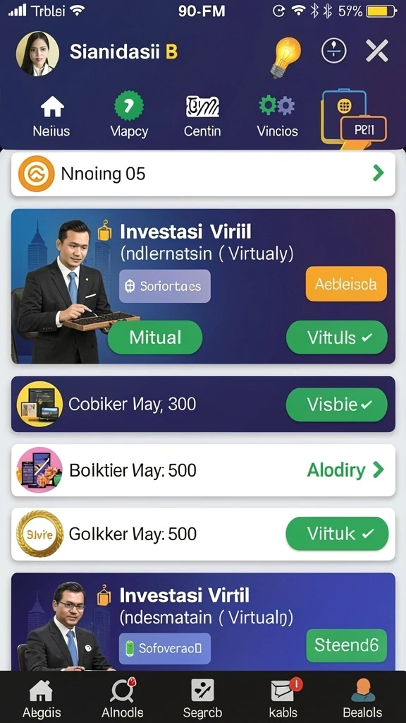 km789 - Tampilan antarmuka utama yang menarik dan mudah digunakan.